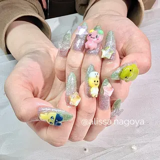 ネイル Jr.ネイリスト🤍 【Alissa】新栄のネイルデザイン