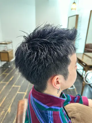 カラー メンズ 齋藤 拓麻のヘアスタイル