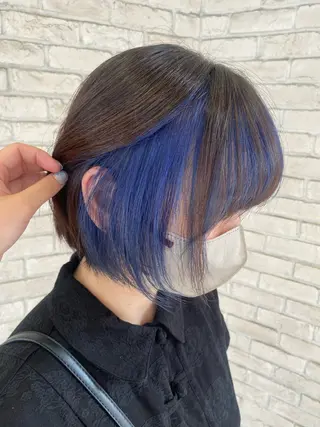 ショート カラー 💙mai🫧 縮毛矯正・ハイライトのヘアスタイル