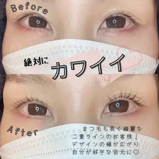 マツエク・マツパ Chouette .ukaのマツエク・マツパデザイン