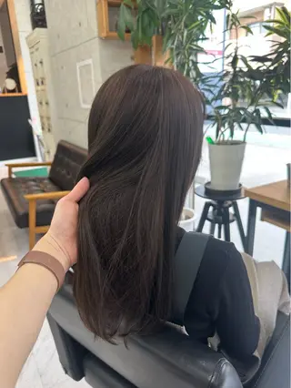 ロング カラー ヘアセット🎀透明感 カラーHiROEのヘアスタイル