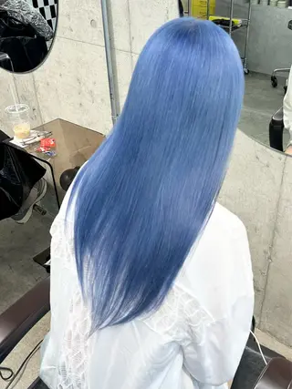 ロング 💖ムラ修正ブリーチ 💖【YUU】のヘアスタイル