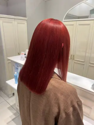 セミロング カラー 銀座/カラー 🎀momo🎀のヘアスタイル