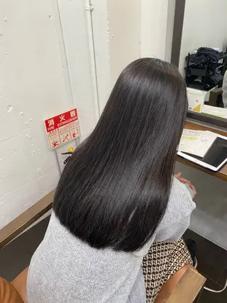 ロング 🍒ᩚ名駅/艶髪 縮毛矯正/あゆ🍒ᩚのヘアスタイル