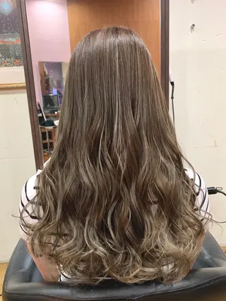 ロング カラー 韓国レイヤーカット★ 小林大樹のヘアスタイル