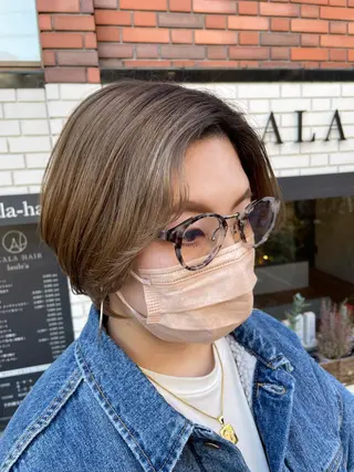 ショート カラー AKALA HAIR 西宮店　Juriのヘアスタイル
