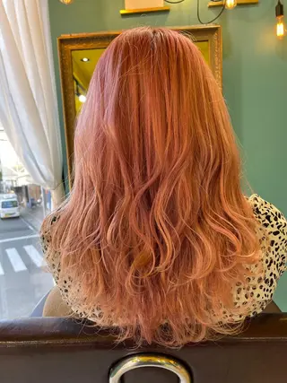 ロング カラー 末石 智のヘアスタイル