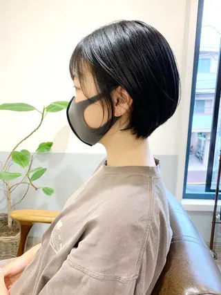 ショート カラー 吉祥寺小顔×ショート 🍋宮本大輔🍋のヘアスタイル