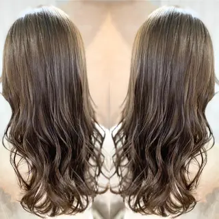 セミロング カラー パーマ ヘアアレンジ 👑指名率No.1 👑坂口飛翔のヘアスタイル