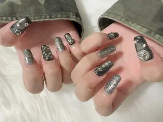 ネイル ハッピーネイル 蘭のネイルデザイン