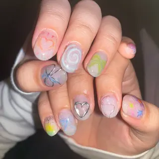 ネイル ゆびノさき茨木店 ニュアンス/アートのネイルデザイン