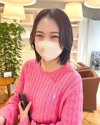 ショート カラー くがれいじ 梅田/ショート/ボブのヘアスタイル