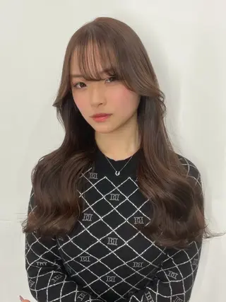 ロング 艶カラー✨レイヤー 𝐚𝐲𝐚𝐤𝐚のヘアスタイル