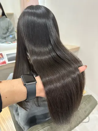 ロング 田中 裕士のヘアスタイル