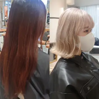 ショート カラー 艶髪✨ブリーチ職人 yasuのヘアスタイル