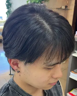 ミディアム メンズ 熊谷 拓海のヘアスタイル
