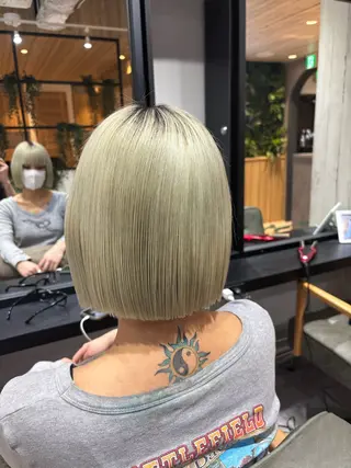 ショート ✨似合わせボブ✨ 縮毛矯正のヘアスタイル