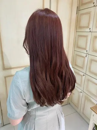 ロング カラー ヘアアレンジ 透明感カラー 古山 結季🌙🖤のヘアスタイル