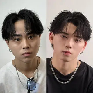 ショート メンズ GLANZ 天神赤坂 メンズサロンのヘアスタイル