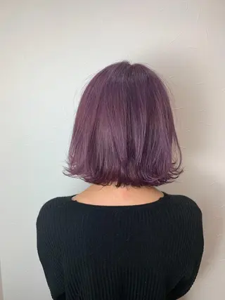 ミディアム カラー 今野 美栄のヘアスタイル