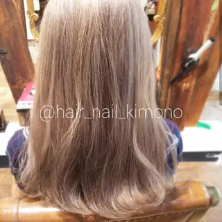 セミロング カラー デザインカラー /aiのヘアスタイル