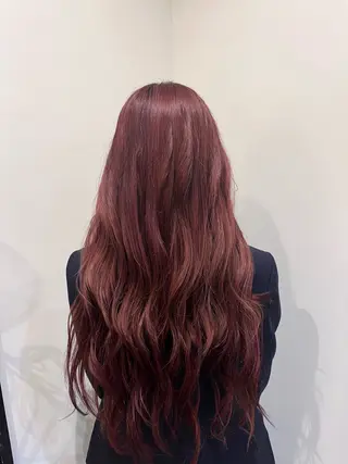 ロング カラー 武原 虹音のヘアスタイル