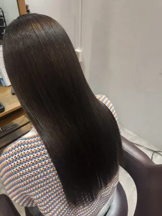 ロング カラー 髪質改善トリートメントループス大倉山店所属・けい もえこのヘアスタイル