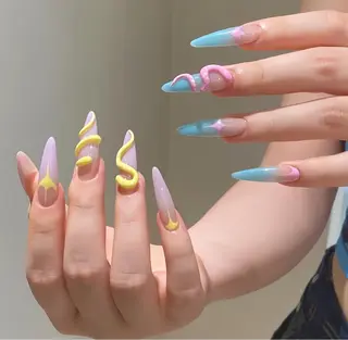 ネイル 長さだし専門店 M2　rikaのネイルデザイン