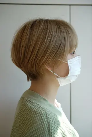 ショート ナガス カズアキのヘアスタイル