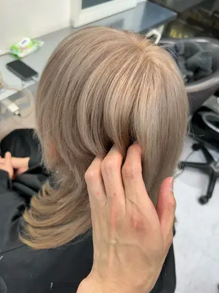 ミディアム PAPICO所属・tatsuya新宿 縮毛矯正/髪質改善のヘアスタイル