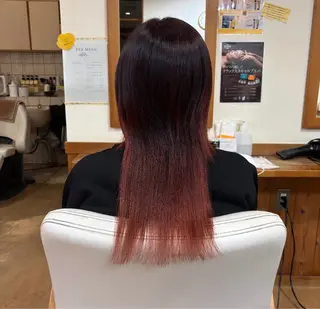 カラー Beam 深澤のヘアスタイル