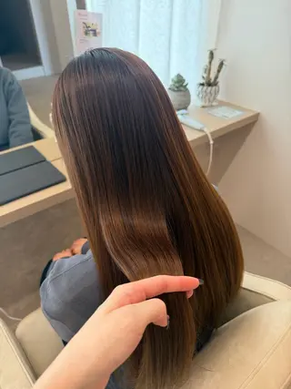 ロング カラー りん/ハイトーン💖 🌈髪質改善✨️浜松のヘアスタイル
