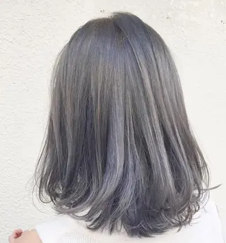 ミディアム カラー パーマ ヘアアレンジ 【白髪ぼかし 専門GBG】自由が丘のヘアスタイル