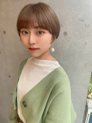 ショート 三鷹で1番ショート ボブをカットする新谷のヘアスタイル
