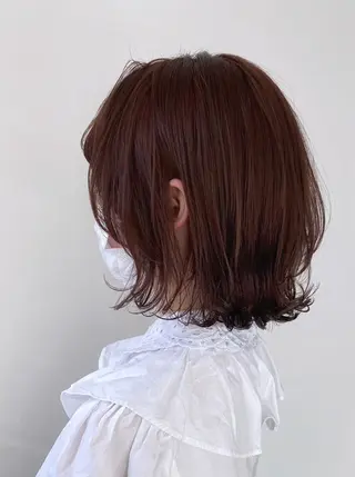 ミディアム カラー ENIF ツキのヘアスタイル