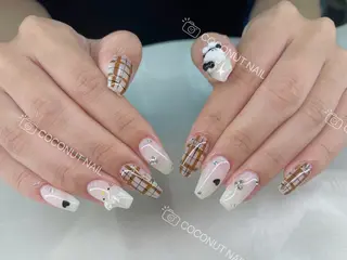 ネイル 神田 ココナッツのネイルデザイン