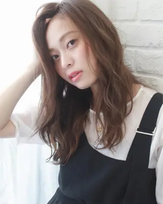 セミロング 増田 晃士のヘアスタイル