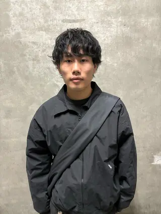 パーマ メンズ 【メンズショート 特化】村斎　伶次のヘアスタイル