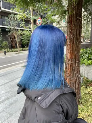 ミディアム カラー 安田和洋 ブリーチカラー特化のヘアスタイル