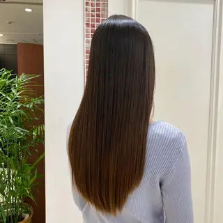 ロング 韓国風パーマ/ヘア セット/店長みづきのヘアスタイル