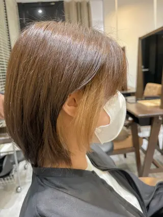 ショート カラー mit セン北のヘアスタイル