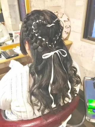 ロング メッシュ&パーマ特化 🔥山田雄大🔥のヘアスタイル