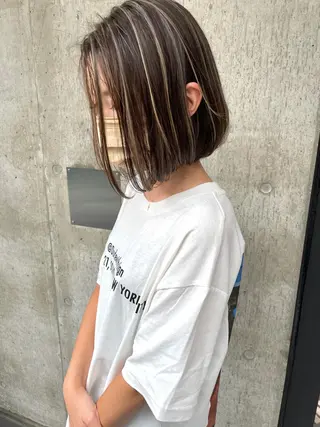 ショート カラー タナカ タクヤのヘアスタイル
