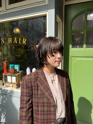 ショート パーマ トレンドパーマ☝️ 🌱ショート/緒方椋のヘアスタイル