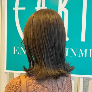 ミディアム カラー stylist 🐶内藤 成香のヘアスタイル