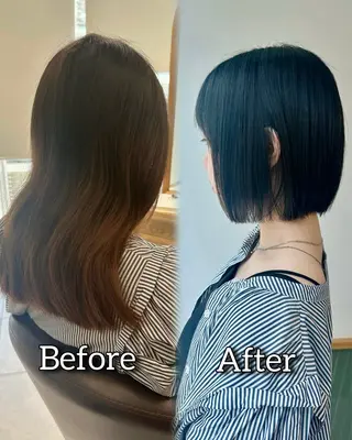 ミディアム カラー ブリーチなし/レイヤ ー特化🌈Tommyのヘアスタイル