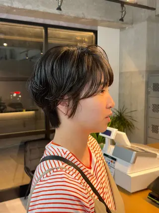 ショート パーマ OAK溝の口 天使の輪👑YUKIのヘアスタイル