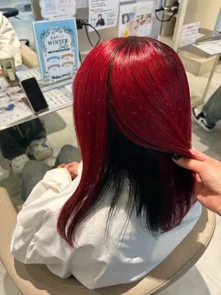 ミディアム カラー 小森 永のヘアスタイル