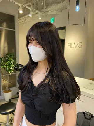 ロング カラー 🌀渋谷ボブパーマ 🌀河野瑠太のヘアスタイル