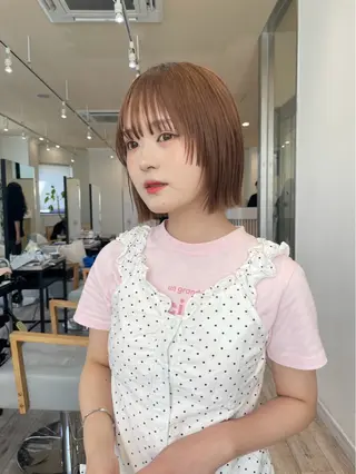 ミディアム 美髪矯正・ブリーチ 矯正🫧秋元ゆたかのヘアスタイル